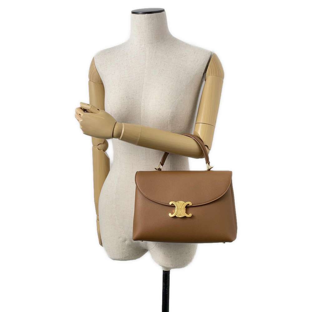 Celine handbag Nino calf leather shoulder bag - Picture 4 of 12